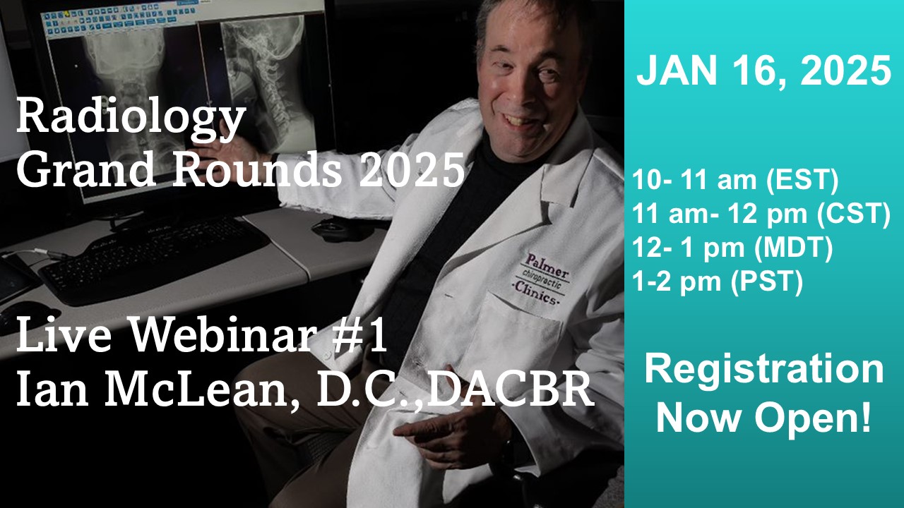 #1 Palmer Online: Radiology Webinar 2025